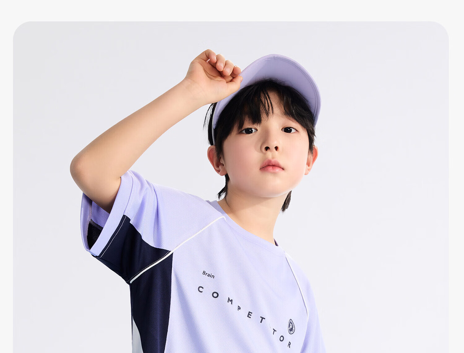 Zuo Xi Boys' Summer Sportswear Set A-Class 2026 Patchwork Mesh Quick-Dry Breathable White 150 42